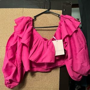 Grass Fields crop top, brand new